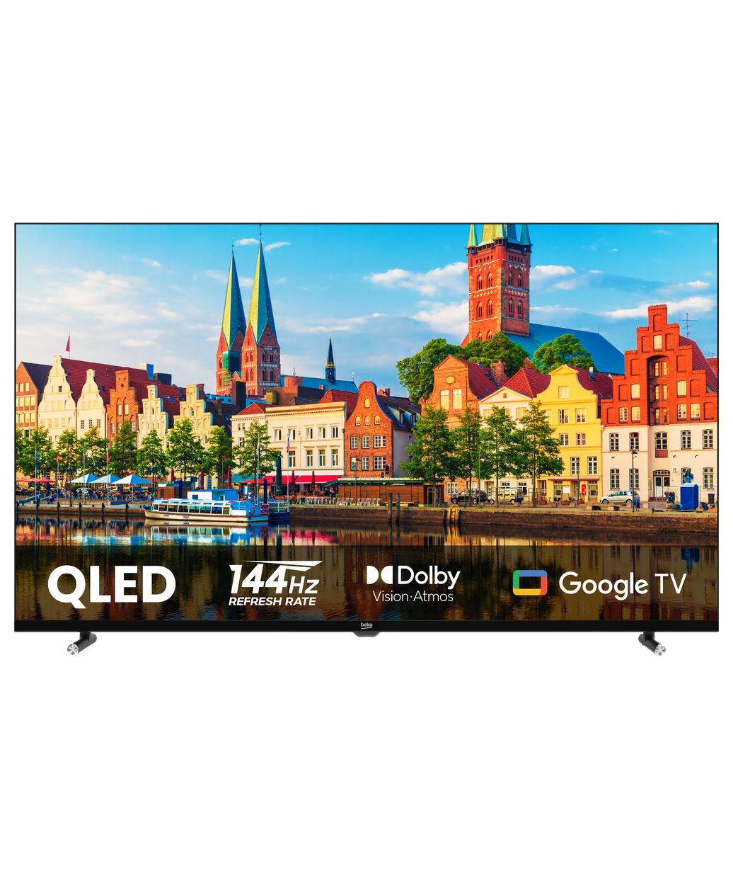 BOTV 50” 4K QLED Google TV – Dolby Vision, MEMC, 144Hz